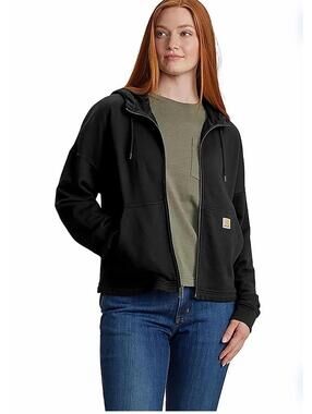 Carhartt Women's TENCEL Fiber Series Loose Fit Full-Zip Sweatshirt Size Small